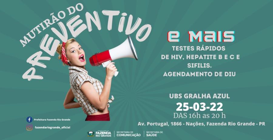  MUTIRÃO DO PREVENTIVO ⚠️