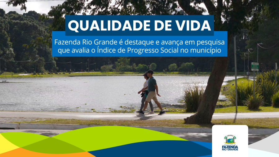 Fazenda Rio Grande figura entre as cidades acima de 150 mil habitantes com melhor qualidade de vida no Paraná.