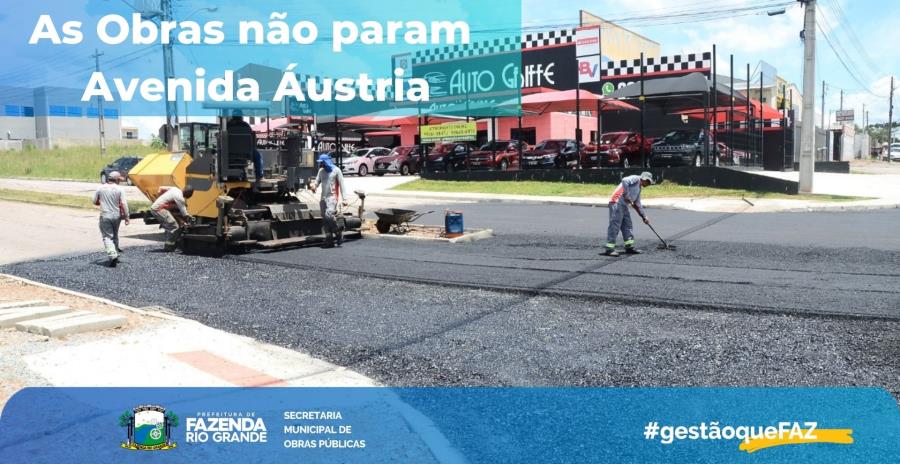 As obras não param em Fazenda Rio Grande