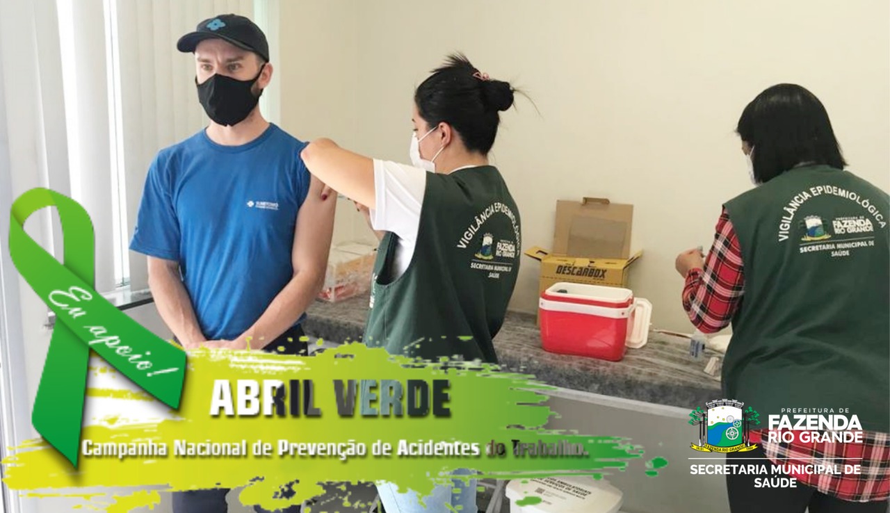 Prefeitura realiza Campanha Abril Verde em alerta sobre a saúde e segurança do trabalhador fazendense