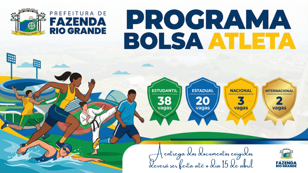 SMELJ divulga lista de atletas aprovados na primeira etapa do Programa Bolsa Atleta