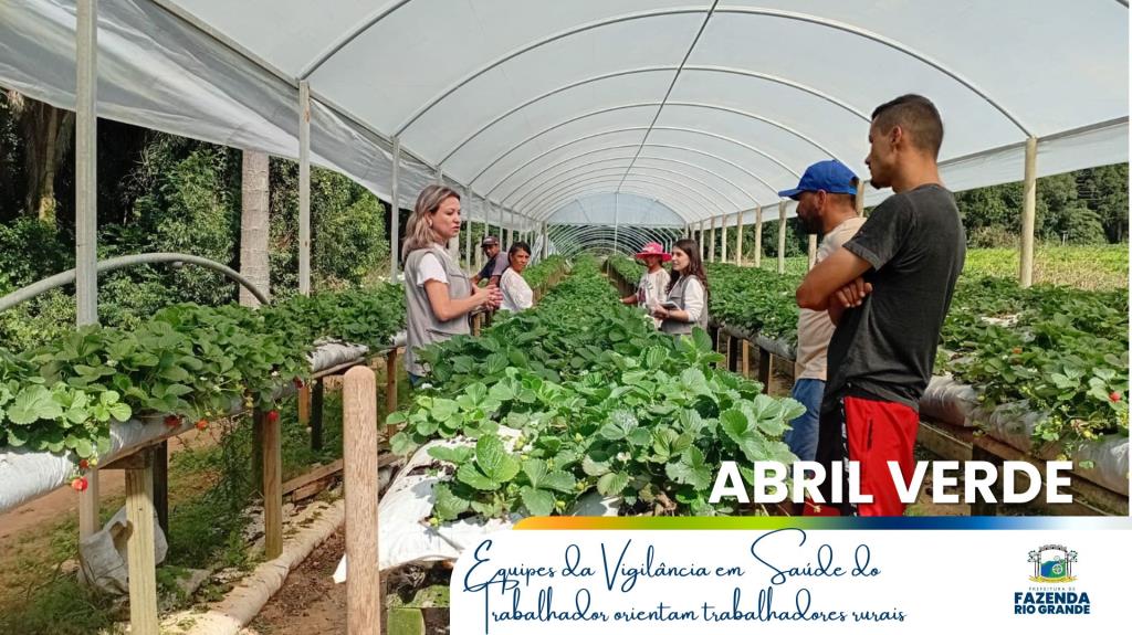 No Abril Verde, a Secretaria de Saúde intensifica ações voltadas aos trabalhadores de olarias e agricultores