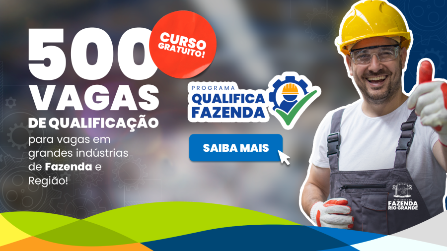 Fazenda Rio Grande abre 500 vagas para cursos profissionalizantes gratuitos em parceria com o Senai