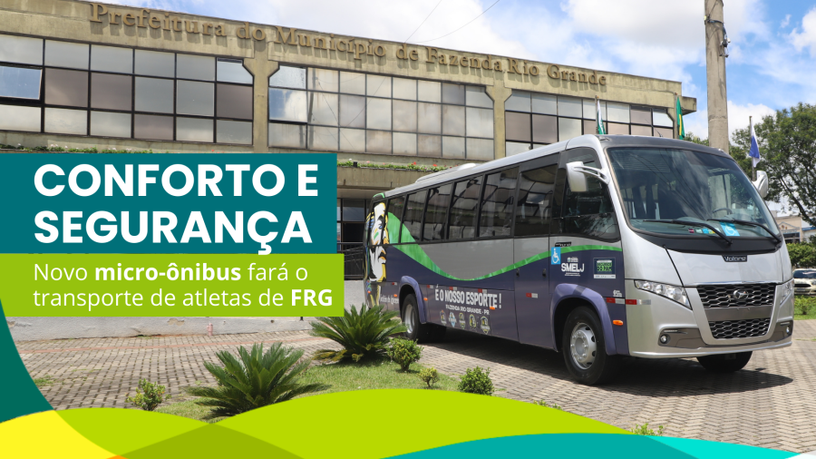 Fazenda Futsal recebe ônibus novinho para o deslocamento de atletas