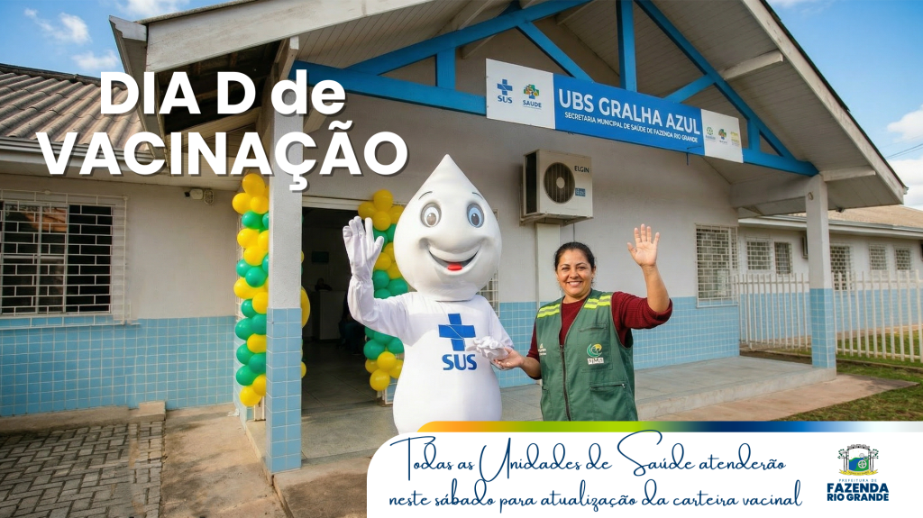 Fazenda Rio Grande promove Dia D de Vacinação contra a Gripe neste sábado (11)