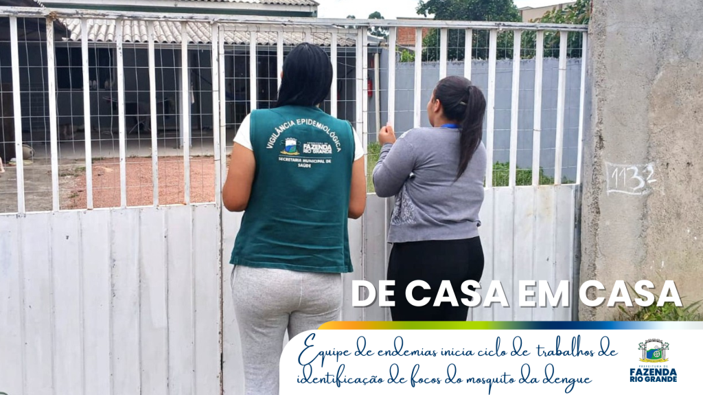 Município inicia ciclo de levantamento do índice do mosquito da dengue