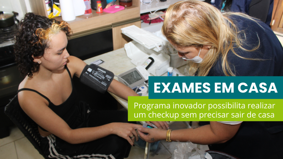 Exames a domicílio aproximam a saúde da população e direcionam ações municipais