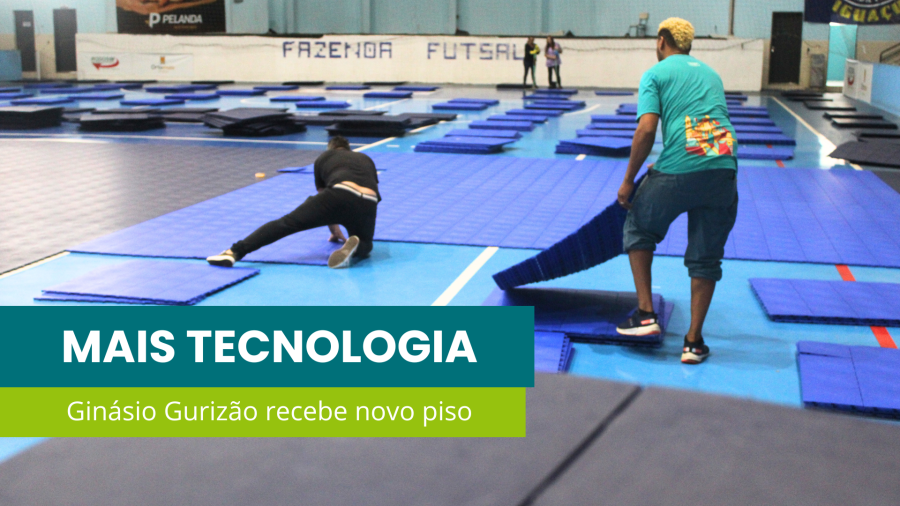 Novo piso do Gurizão traz tecnologia e inovação ao ginásio
