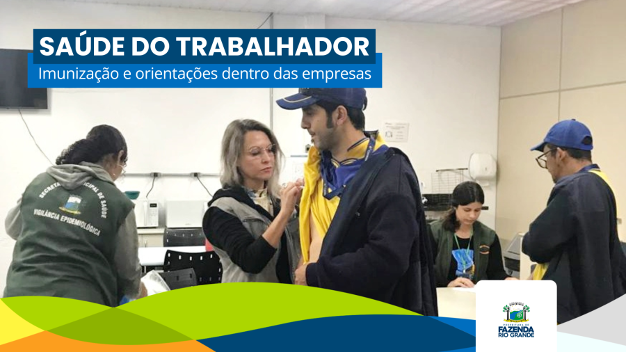 Parceria entre Prefeitura e empresas leva imunização e orientações aos trabalhadores na Semana SIPAT