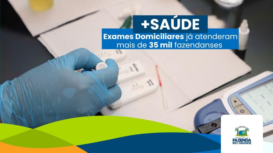 Programa de exames domiciliares segue em expansão em Fazenda Rio Grande