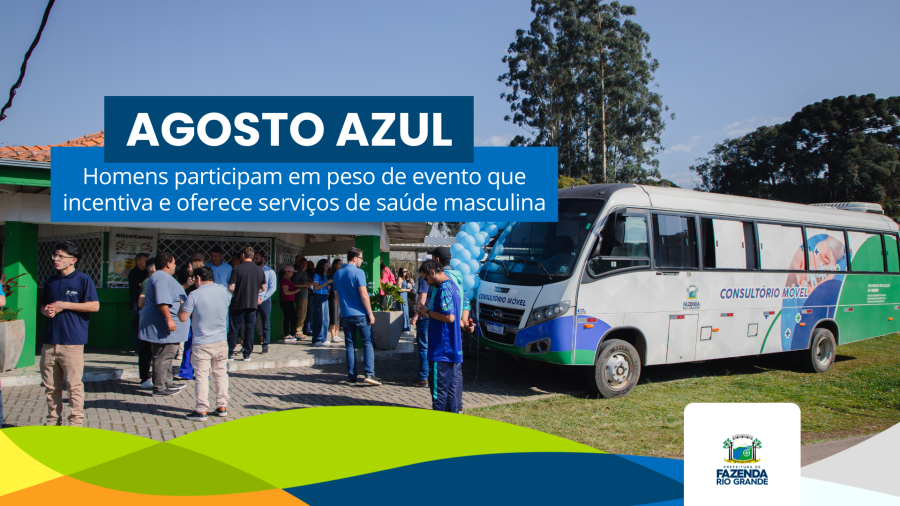 Ação do Agosto Azul oferece serviços e orientações de saúde para homens no Parque Verde