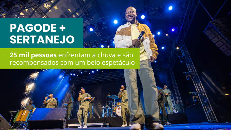 Nem que chova. 25 mil pessoas prestigiam segundo dia da 3ª Expo Fazenda