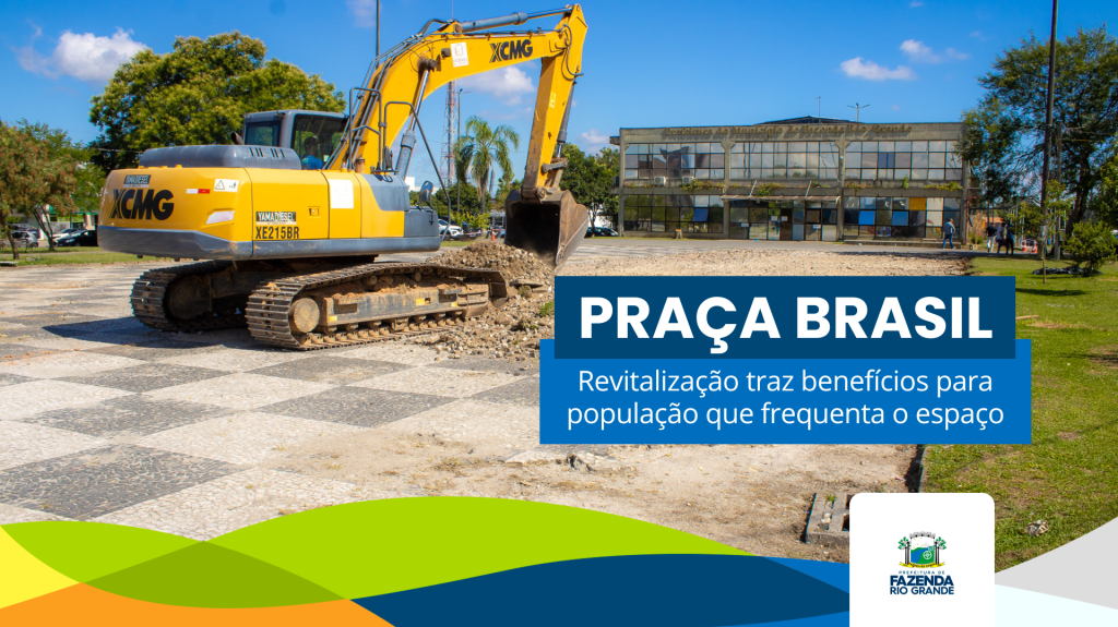 Praça Brasil passa por revitalização em Fazenda Rio Grande
