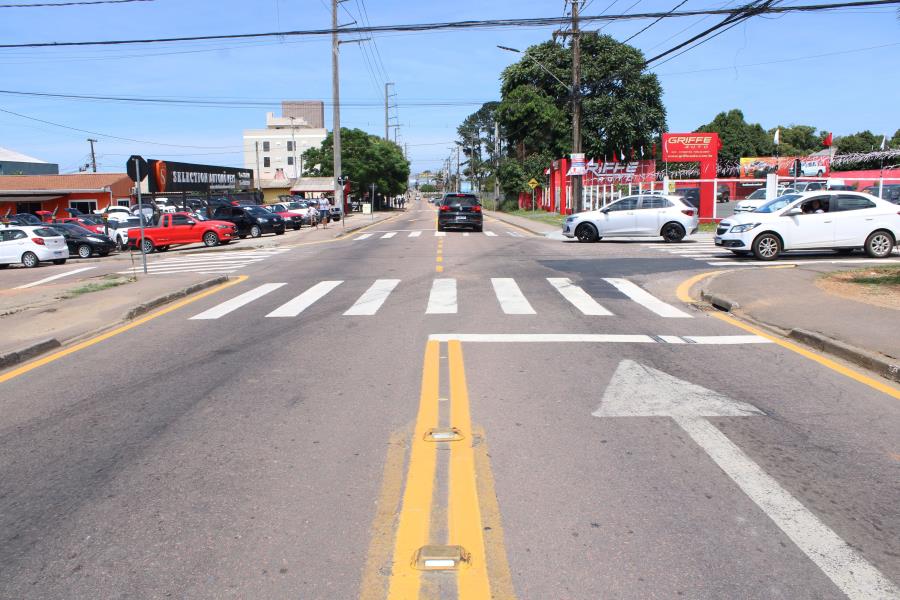 Prefeitura de Fazenda Rio Grande usa nova tecnologia para pinturas de ruas