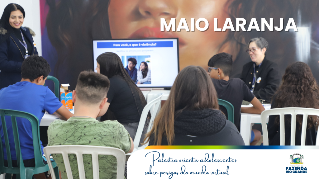 Adolescentes participam de palestra sobre prevenção à violência sexual em Fazenda Rio Grande