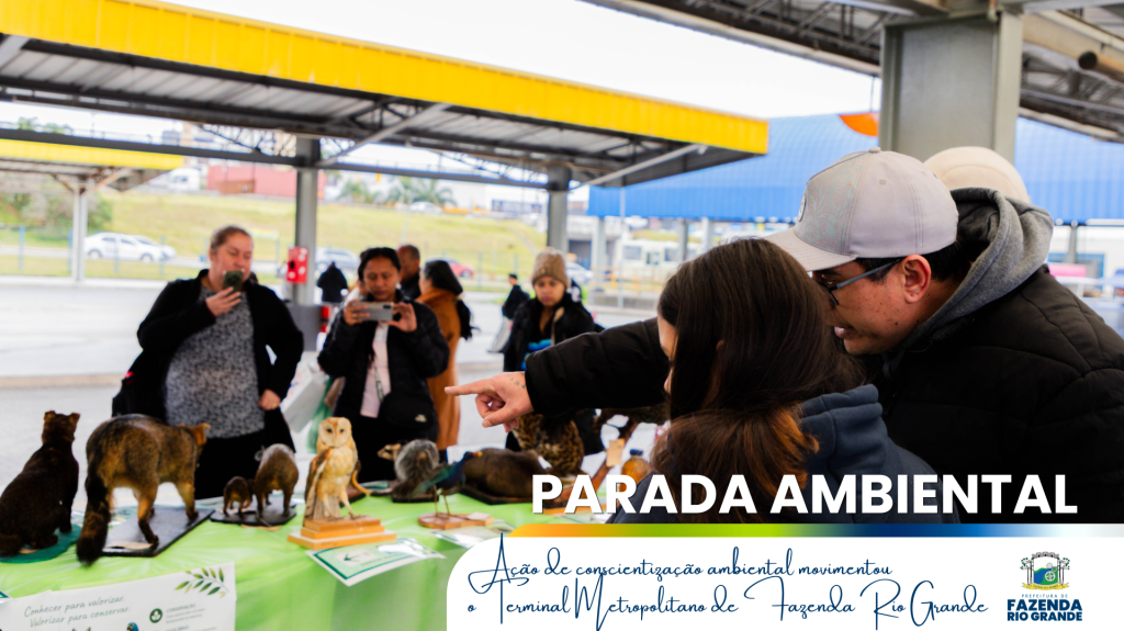Parada Ambiental movimenta Terminal Metropolitano e orienta sobre descarte correto e preservação da fauna