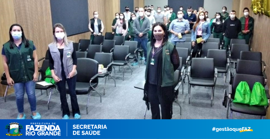 Presente na semana SIPAT, Saúde promove ações de prevenção em Fazenda Rio Grande