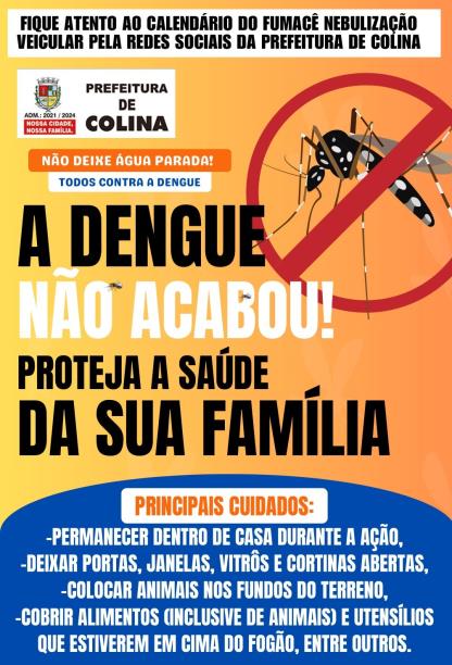 Prefeitura realiza nebulização veicular, “fumacê”, para combater o mosquito Aedes aegypti