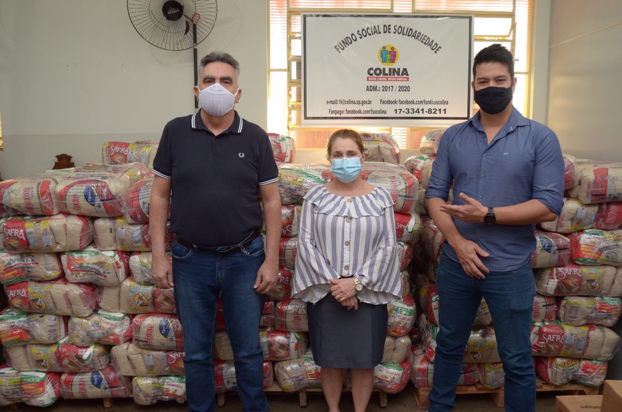 Prefeitura de Colina recebe cestas de alimentos da Usina Guarani para beneficiar famílias de baixa renda
