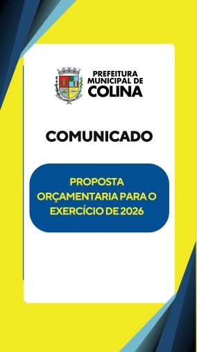 Prefeitura Abre Prazo para Indicações na Proposta Orçamentária de 2026