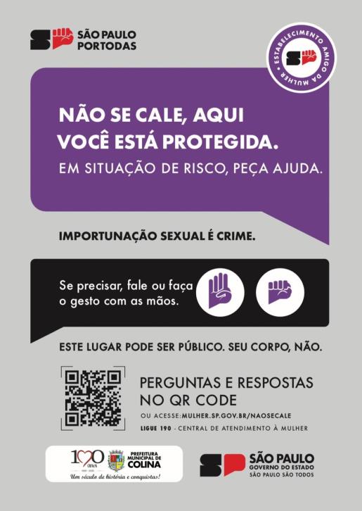 Protocolo “Não Se Cale”: orientações aos estabelecimentos