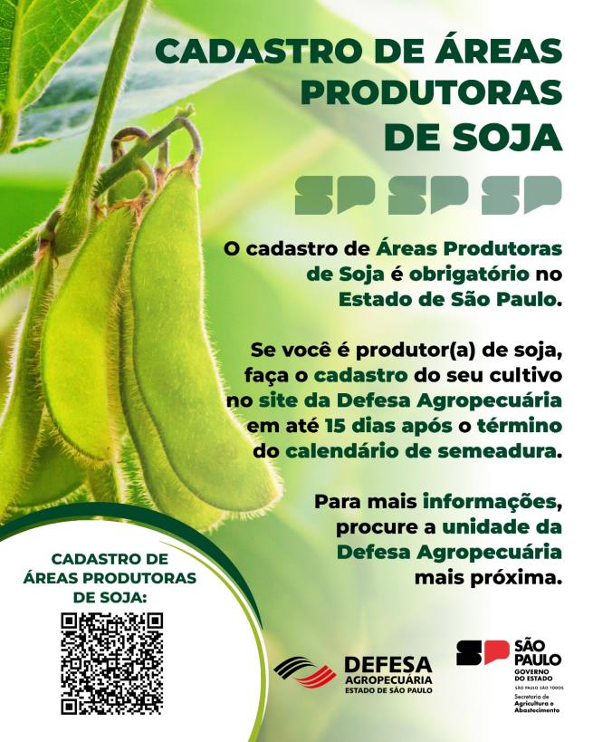 Produtores de Soja Devem Realizar Cadastro Obrigatório das Áreas Cultivadas em Colina