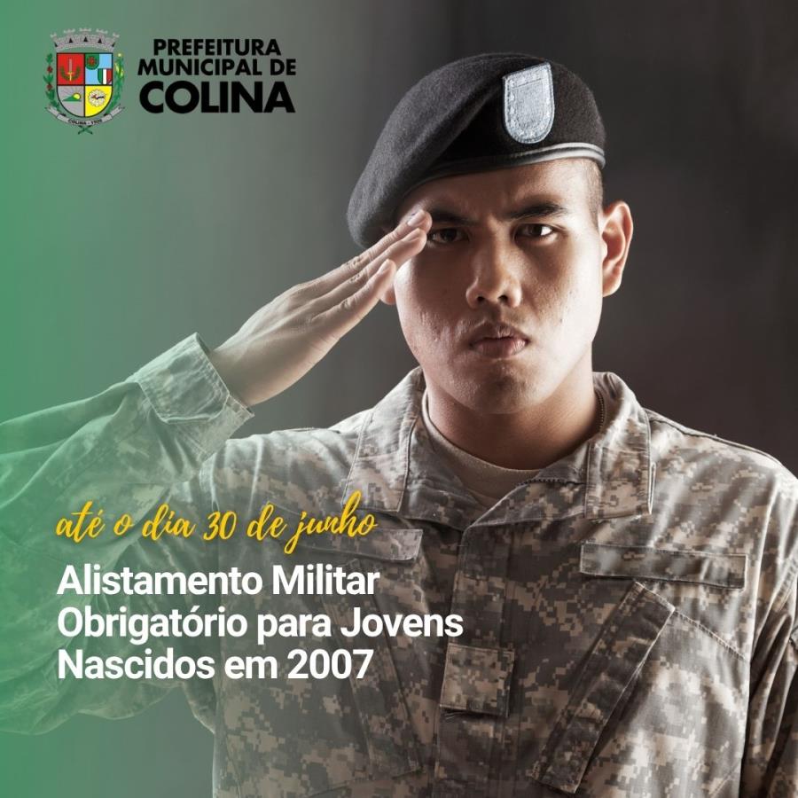 Alistamento Militar Obrigatório para Jovens Nascidos em 2007