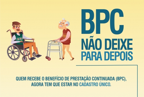 Prefeitura de Colina alerta beneficiários do BPC sobre inscrição no Cadastro Único