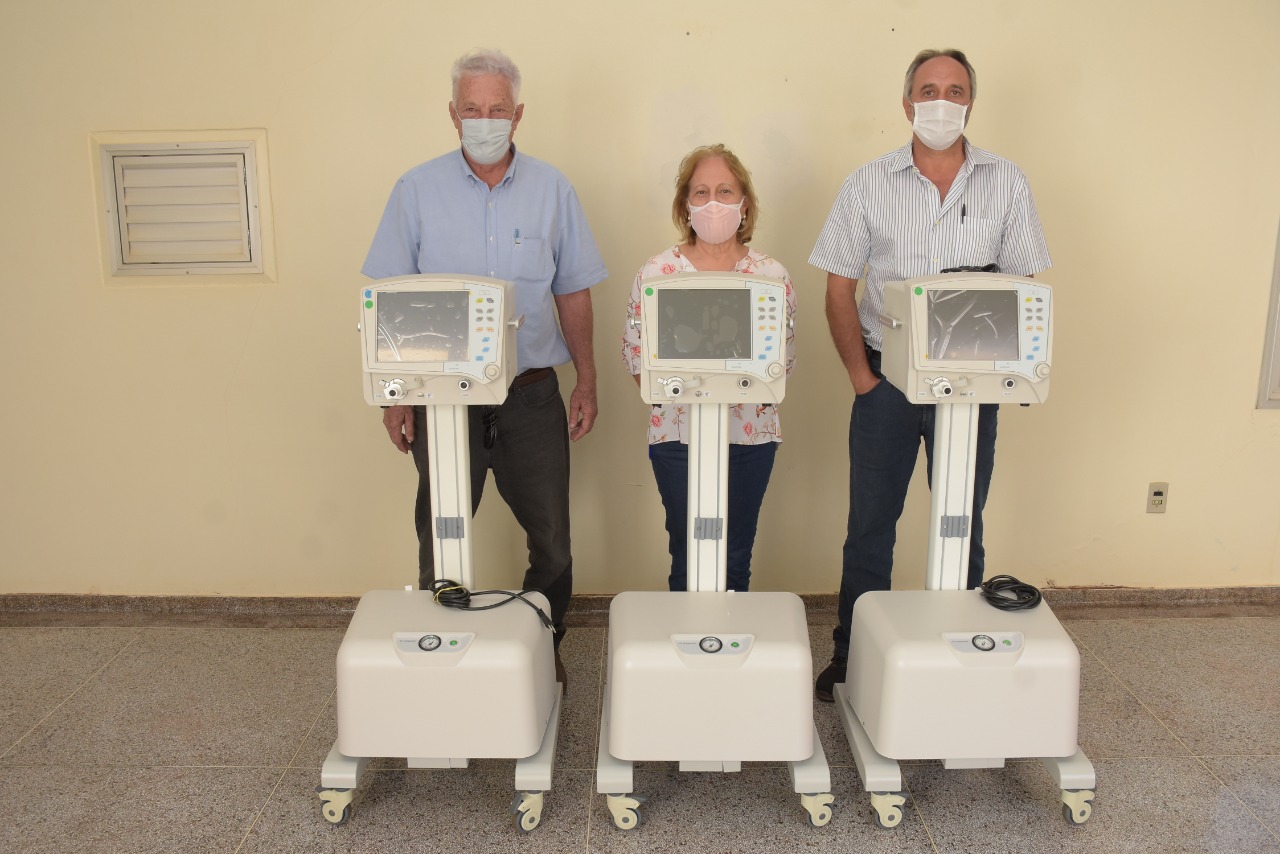 Governo Estadual atende Prefeito Dieb com 3 ventiladores pulmonares para tratar a COVID-19