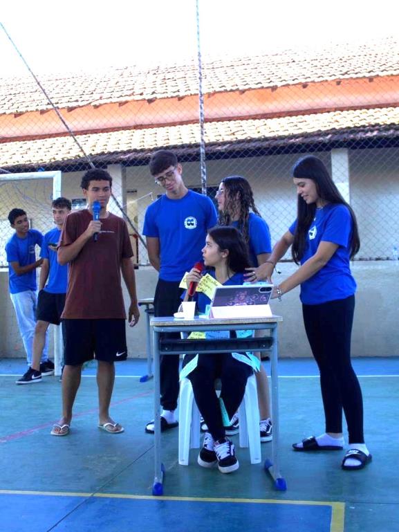 Prefeitura e CRAS promovem ação de conscientização e protagonismo juvenil na Escola Estadual Cerqueira Cesar