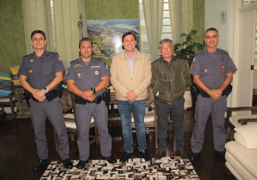 Governo Municipal dá às boas-vindas ao novo comandante do 41º BPM-I de Jacareí