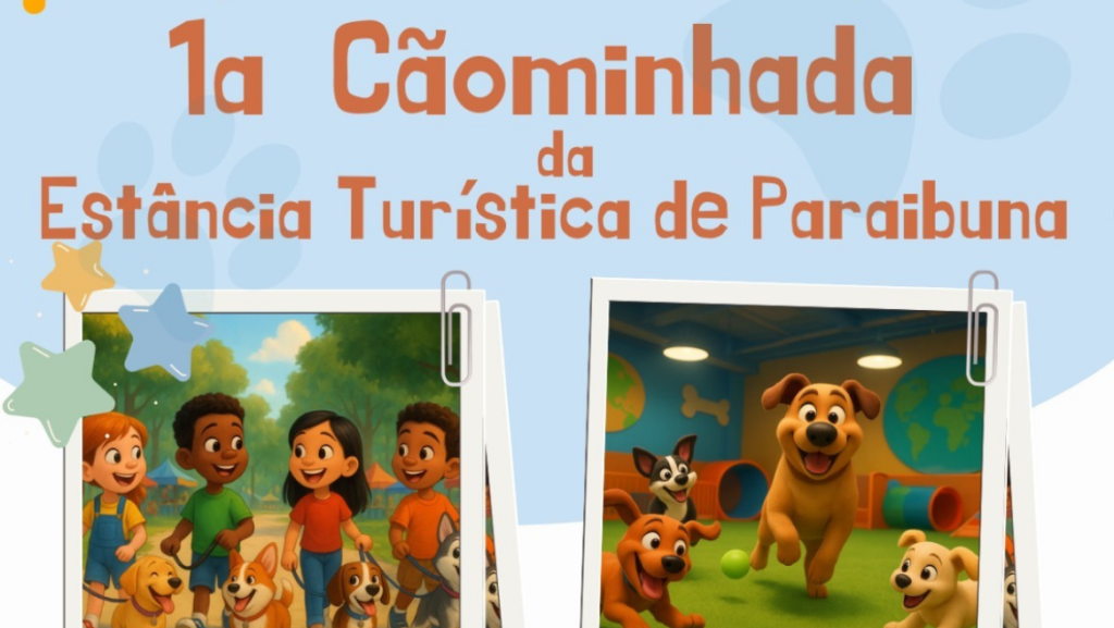 Passeio especial reunirá pets e tutores na 1ª Cãominhada de Paraibuna