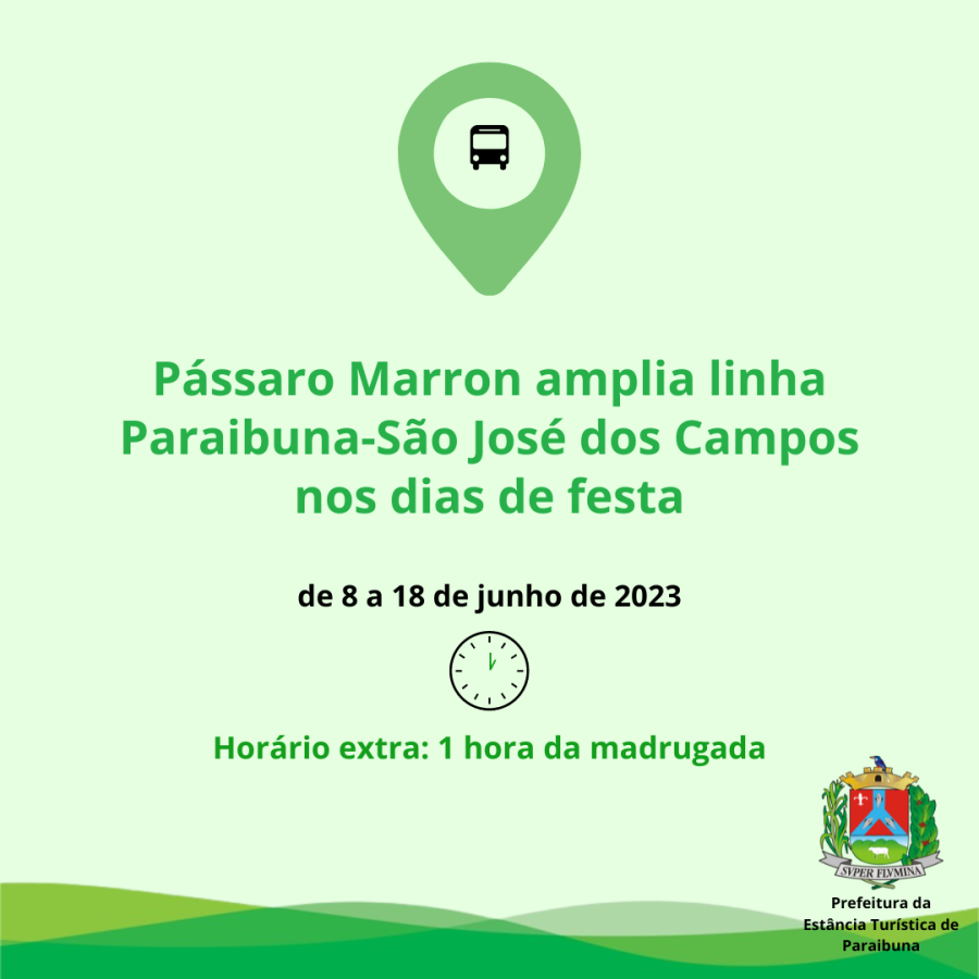 Empresa de transporte amplia horário de ônibus nos dias de festa em Paraibuna