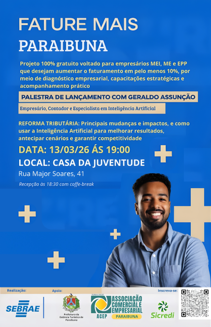 FATURE MAIS: projeto voltado ao crescimento de pequenos negócios será lançado em Paraibuna