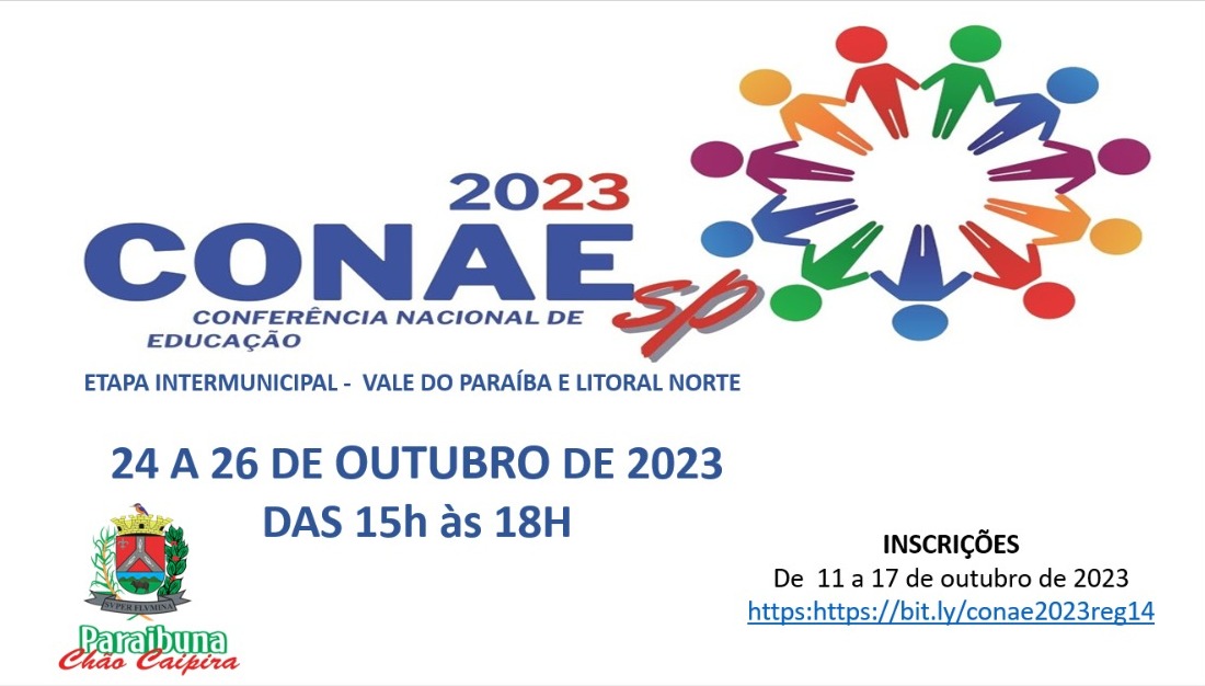 Estância Turística de Paraibuna participará da CONAE 2023, que discutirá o futuro da Educação Nacional
