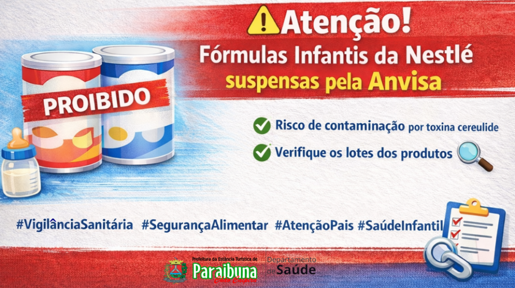 Departamento de Saúde emite nota sobre proibição de lotes de fórmulas infantis da Nestlé pela Anvisa