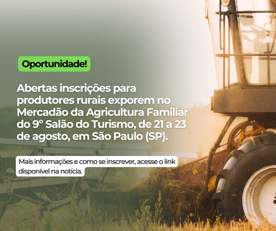 Oportunidade de negócios aos produtores rurais do município