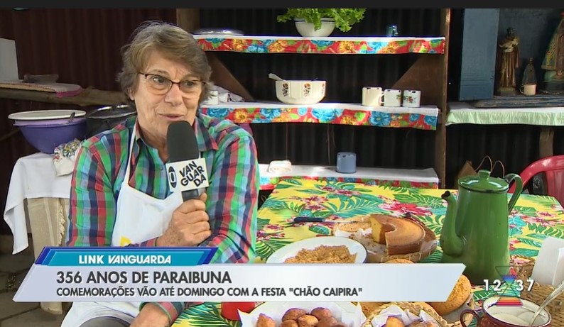 Festa do Aniversário de Paraibuna é destaque em telejornais da TV Vanguarda