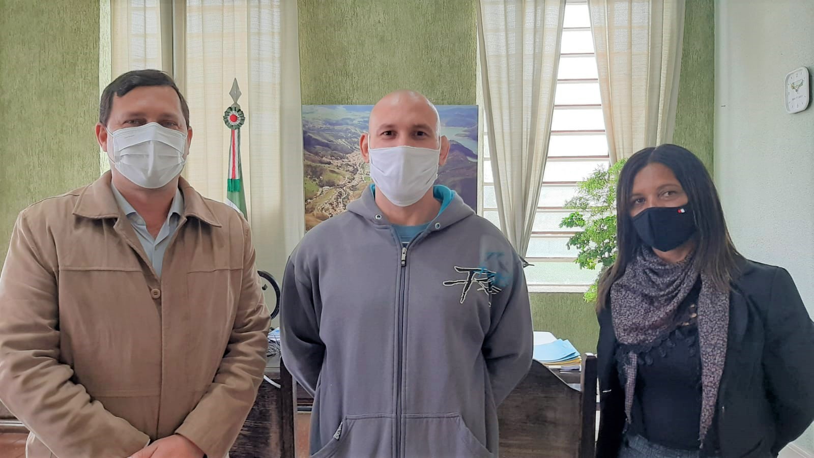 Governo Municipal dá às boas-vindas ao novo professor do setor de Esportes da Prefeitura de Paraibuna