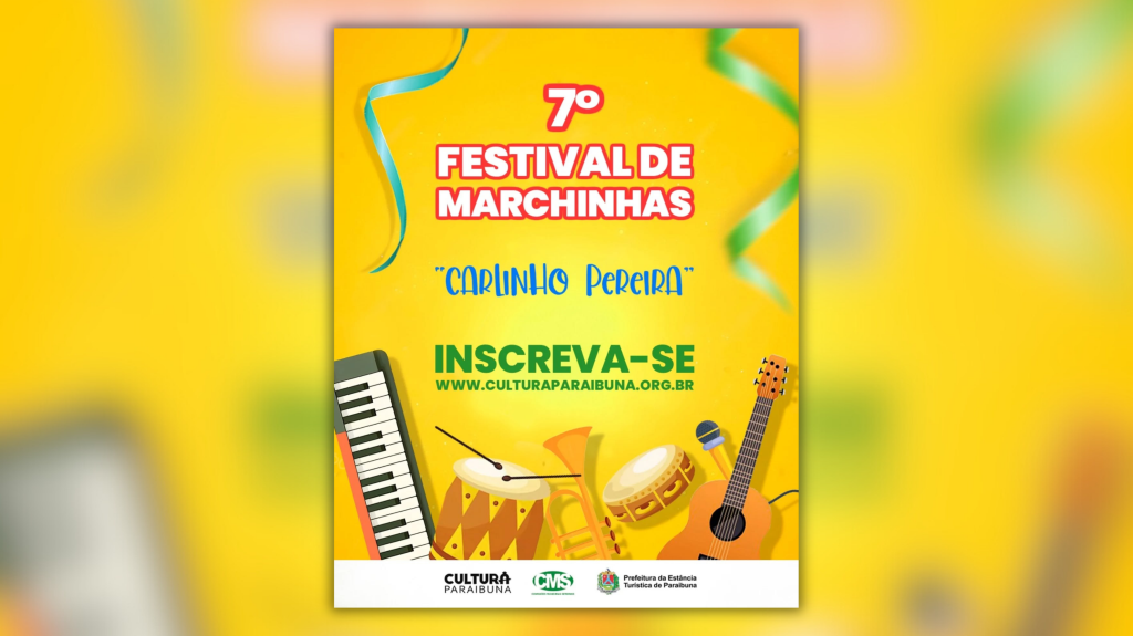 Inscrições para o 7º Festival de Marchinhas “Carlinhos Pereira”