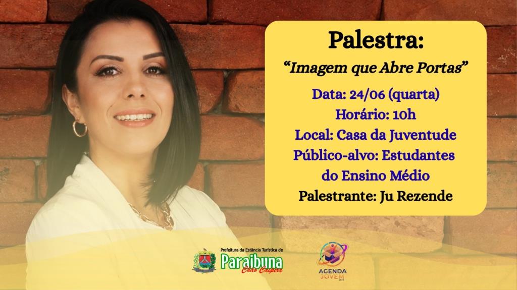 Palestra do Programa Agenda Jovem destaca a importância da imagem na construção de oportunidades