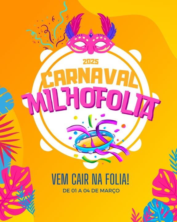 Com o retorno das matinês Carnaval Milhofolia 2025 promete agitar Paraibuna