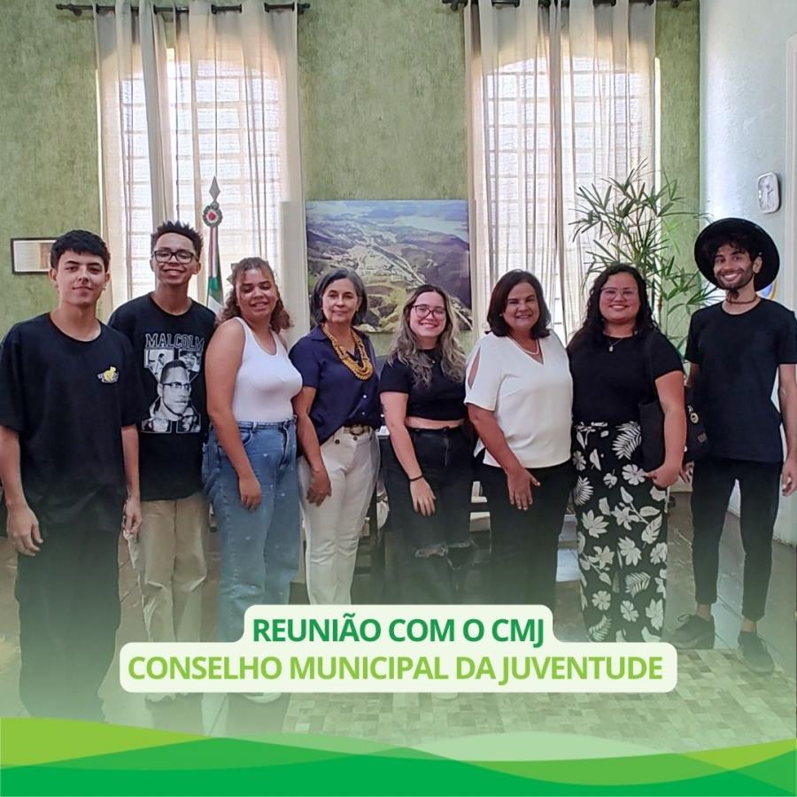 Prefeita Professora Helô se reúne com o Conselho Municipal da Juventude para fortalecer a participação dos jovens