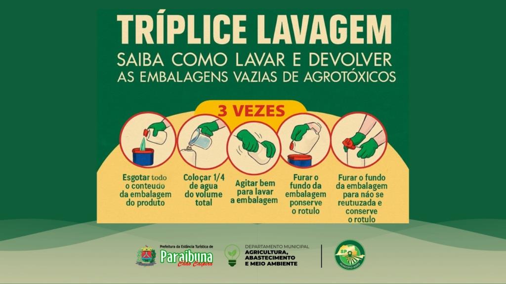 Embalagens de Agrotóxicos: cuidados, devolução e responsabilidade ambiental