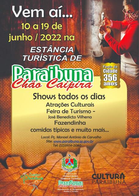 Está confirmado! Paraibuna terá de volta a tradicional festa de aniversário da cidade e Feitur