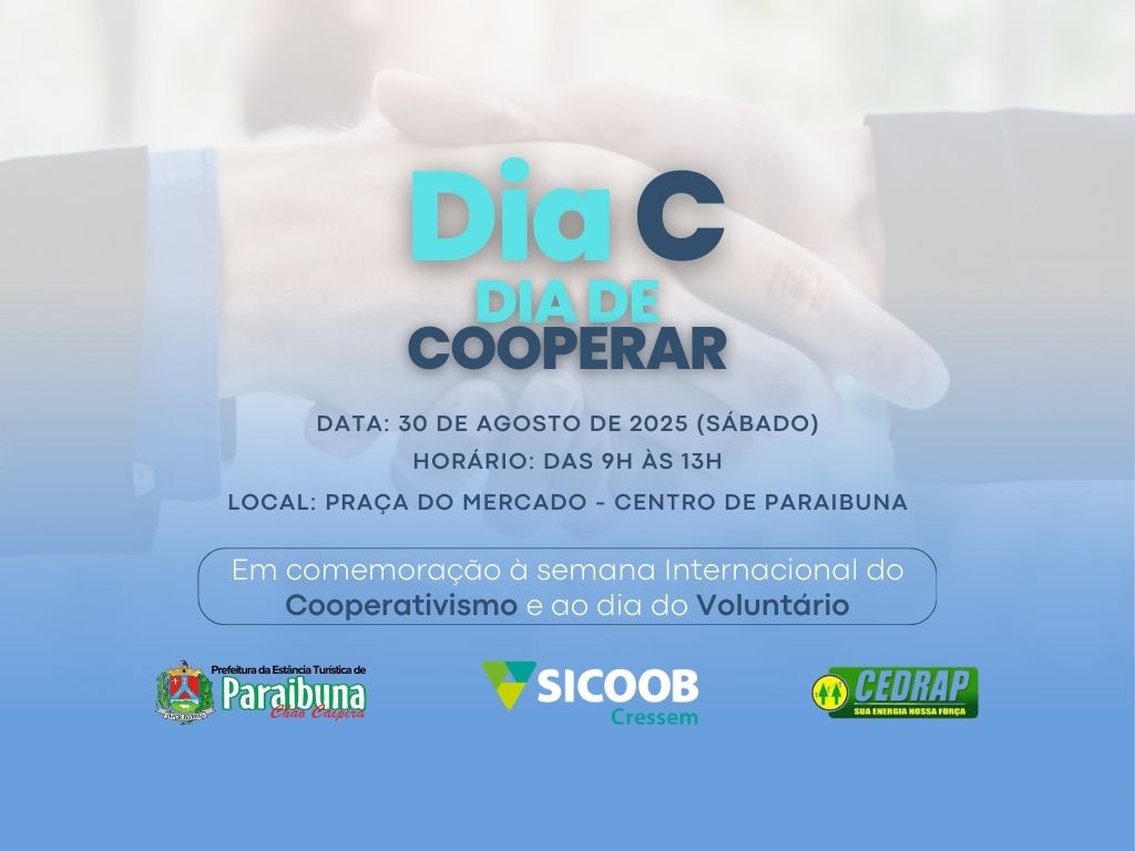 Prefeitura realiza o "Dia C – Dia de Cooperar" com atividades para toda a família