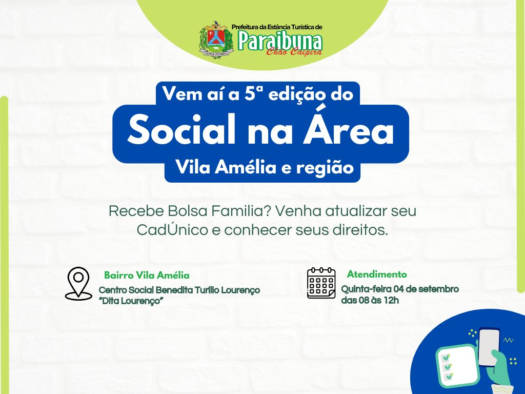 5ª edição do “Social na Área” leva serviços gratuitos à população da Vila Amélia