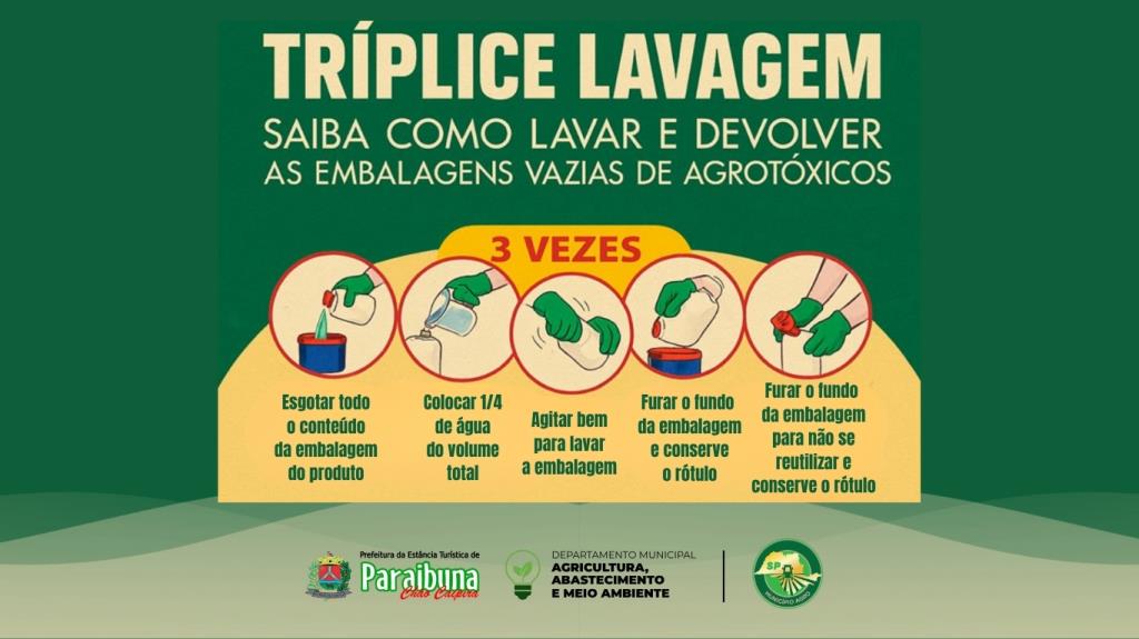 Embalagens de Agrotóxicos: cuidados, devolução e responsabilidade ambiental
