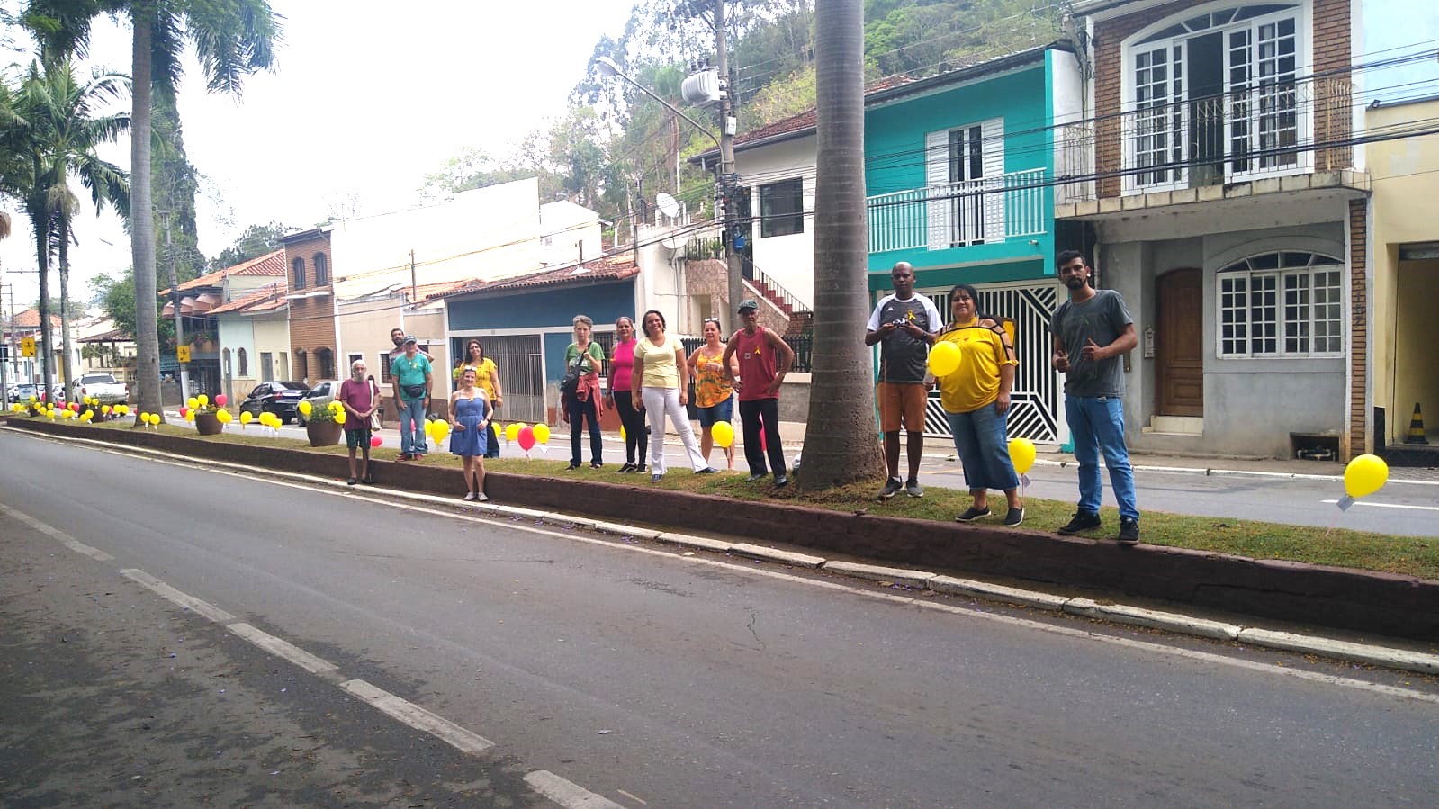 CAPS I e Departamento de Saúde de Paraibuna promoveram ação especial sobre o Setembro Amarelo