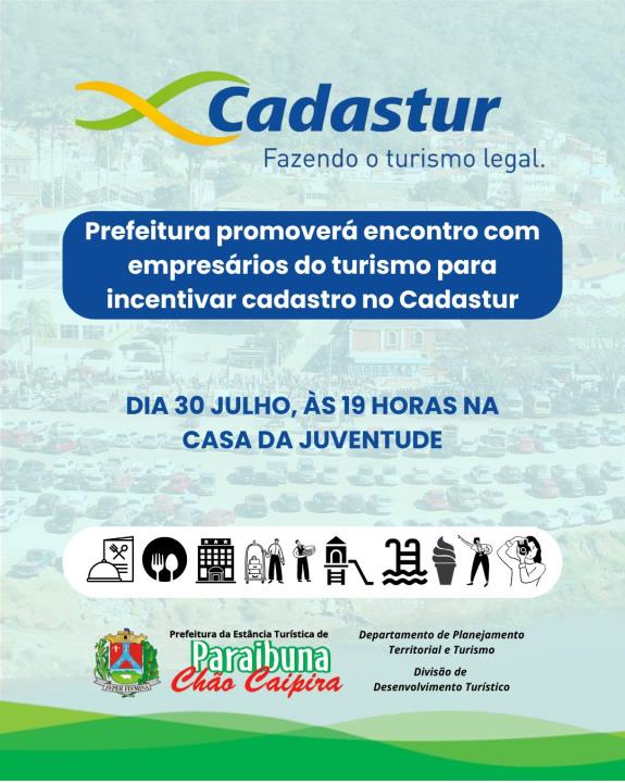 Prefeitura promove encontro com empresários do turismo para incentivar cadastro no Cadastur